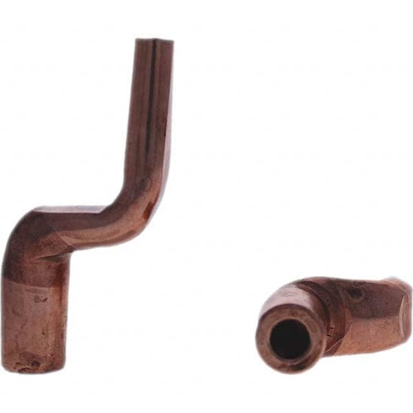 Tuffaloy - Spot Welder Tips For Use With: 5RW Electrode Holder Type: Misc Double Bend Tip Spade Nose - Exact Tool & Supply