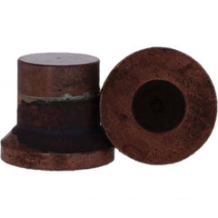 Tuffaloy - Spot Welder Tips For Use With: HP Size 1 High Pressure Holder Type: High Pressure Tip C Nose (Flat) - Exact Tool & Supply