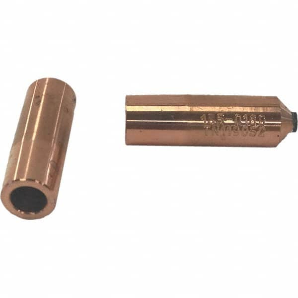 Tuffaloy - Spot Welder Tips For Use With: 5RW Electrode Holder Type: Refactory Straight Tip A Nose (Pointed) - Exact Tool & Supply