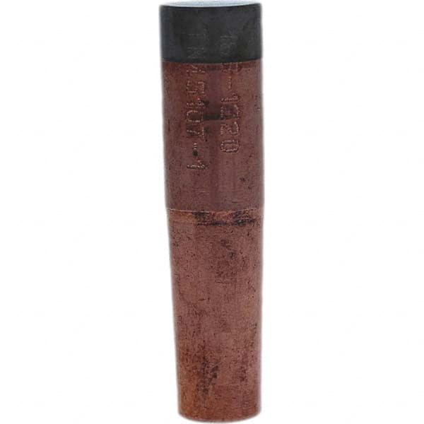 Tuffaloy - Spot Welder Tips For Use With: 4RW Electrode Holder Type: Refactory Straight Tip C Nose (Flat) - Exact Tool & Supply