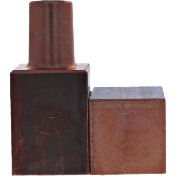 Tuffaloy - Spot Welder Tips For Use With: 5RW Electrode Holder Type: Backup Electrode Rectangular Face - Exact Tool & Supply