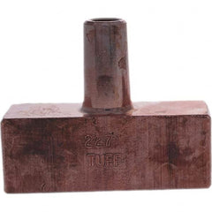 Tuffaloy - Spot Welder Tips For Use With: 4RW Electrode Holder Type: Backup Electrode Rectangular Face - Exact Tool & Supply