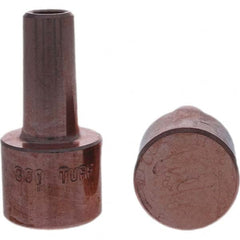 Tuffaloy - Spot Welder Tips For Use With: 4RW Electrode Holder Type: Backup Electrode Round Face - Exact Tool & Supply