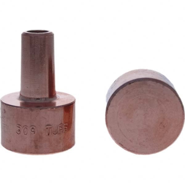Tuffaloy - Spot Welder Tips For Use With: 4RW Electrode Holder Type: Backup Electrode Round Face - Exact Tool & Supply