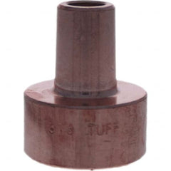 Tuffaloy - Spot Welder Tips For Use With: 5RW Electrode Holder Type: Backup Electrode Round Face - Exact Tool & Supply