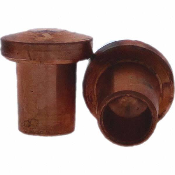 Tuffaloy - Spot Welder Tips For Use With: 5RW Cap Taper Electrode Holder Type: Paddle Tip E Nose (Truncated) - Exact Tool & Supply