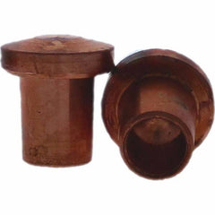 Tuffaloy - Spot Welder Tips For Use With: 5RW Cap Taper Electrode Holder Type: Paddle Tip E Nose (Truncated) - Exact Tool & Supply