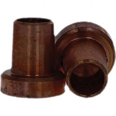 Tuffaloy - Spot Welder Tips For Use With: 5RW Cap Taper Electrode Holder Type: Paddle Tip C Nose (Flat) - Exact Tool & Supply