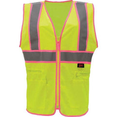 GSS Safety - Size 2X/3XL Lime Mesh General Purpose High Visibility Vest - Exact Tool & Supply