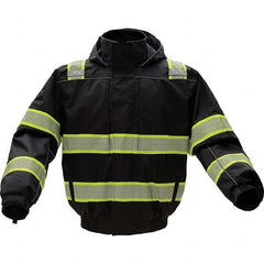GSS Safety - Size XL Black Waterproof & Cold Weather Jacket - Exact Tool & Supply