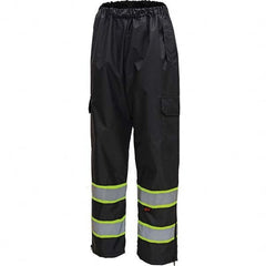 GSS Safety - Size 2X/3XL Black Waterproof Rain Pants - Exact Tool & Supply