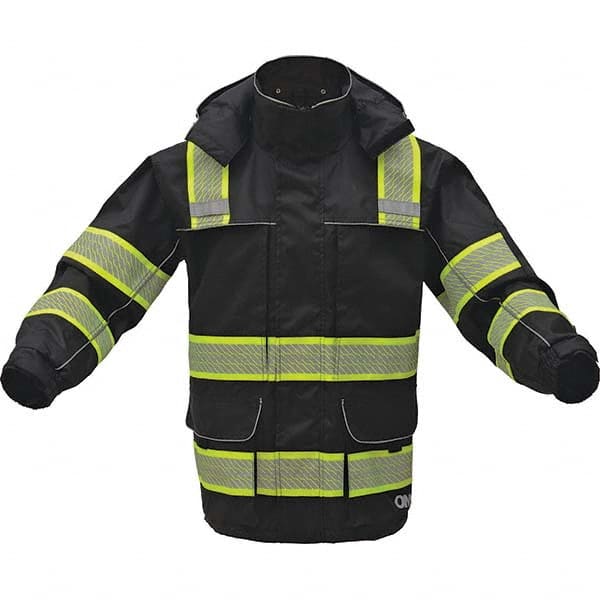 GSS Safety - Size 5XL Black Waterproof & Cold Weather Jacket - Exact Tool & Supply