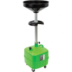 OEM Tools - Oil Drain Containers Type: Oil Lift Drain w/Casters Container Size: 9 Gal. - Exact Tool & Supply