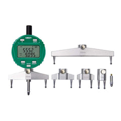 Insize USA LLC - Radius Gage Sets; Minimum Radius (mm): 5.00 ; Minimum Radius (Decimal Inch): 0.2000 ; Maximum Radius (mm): 910.00 ; Maximum Radius (Decimal Inch): 35.8300 ; Number of Pieces: 6 ; Material: Steel - Exact Tool & Supply