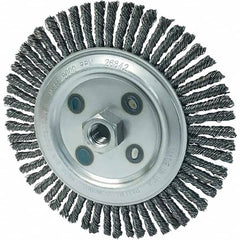Osborn - 7" OD, 5/8-11 Arbor Hole, Stringer Bead Carbon Wheel Brush - Exact Tool & Supply