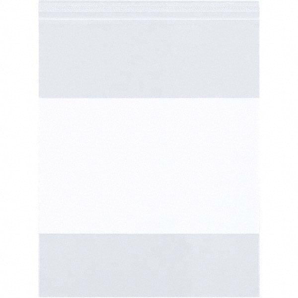 Value Collection - Pack of (1000), 5 x 8" 2 mil Reclosable Poly Bags - Exact Tool & Supply