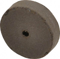 Cratex - 1" Diam x 1/8" Hole x 1/4" Thick, Surface Grinding Wheel - Medium Grade, Rubber Bond - Exact Tool & Supply