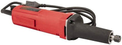 Milwaukee Tool - 1/4 Inch Collet, 21,000 RPM, Straight, Electric Die Grinder - 120 Volt, 4.5 Amp, 8 Ft. Long Cord - Exact Tool & Supply