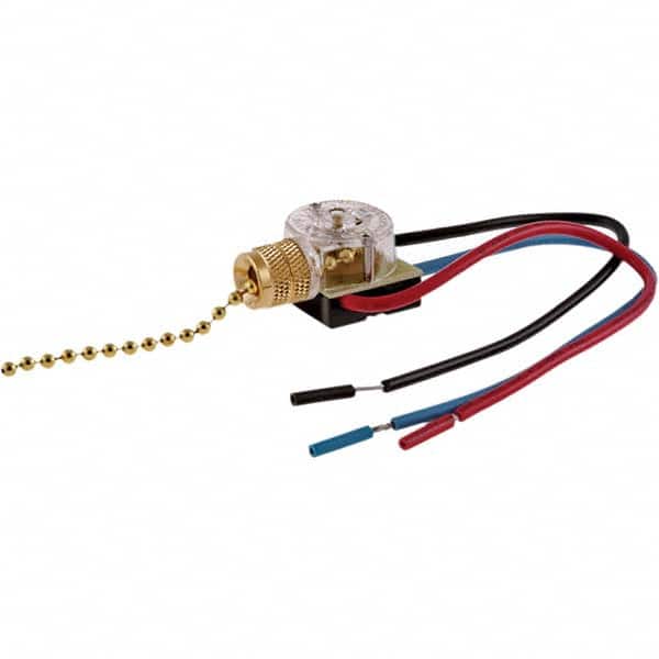 Hubbell Wiring Device-Kellems - Lamp Holders Lamp Type: Incandescent Lamp Holder Style: Pull Chain - Exact Tool & Supply