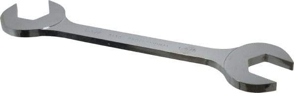 Proto - 1-5/8" Standard Open End Wrench - 15" OAL, Double End, Chrome Finish, 15° & 60° Head Angle - Exact Tool & Supply