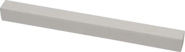 Norton - 150 Grit Aluminum Oxide Square Dressing Stick - 6 x 1/2 x 1/2, Very Fine Grade, Vitrified Bond - Exact Tool & Supply