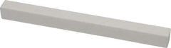 Norton - 150 Grit Aluminum Oxide Square Dressing Stick - 6 x 1/2 x 1/2, Very Fine Grade, Vitrified Bond - Exact Tool & Supply