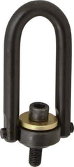 Jergens - 4,000 Lb Load Capacity Safety Engineered Center Pull Hoist Ring - 60 Ft/Lb Torque, 5/8 - 11 Thread, Alloy Steel - Exact Tool & Supply