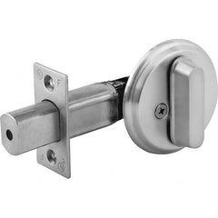 Stanley - Deadbolts Type: Thumb Turn, Inside Only Door Thickness Range: 1-3/8 - 1-3/4 - Exact Tool & Supply