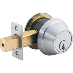 Stanley - 6 Pin Less Cylinder Single Cylinder Deadbolt - Exact Tool & Supply
