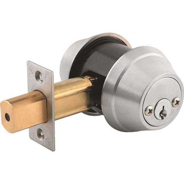 Stanley - 6 Pin Less Cylinder Double Cylinder Deadbolt - Exact Tool & Supply