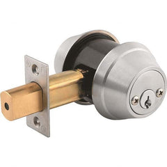 Stanley - 6 Pin Less Cylinder Double Cylinder Deadbolt - Exact Tool & Supply