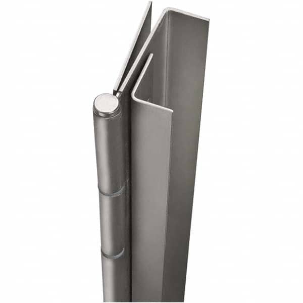 Stanley - 84" Long x 5" Wide Grade 1 304 Stainless Steel Commercial Hinge - Exact Tool & Supply