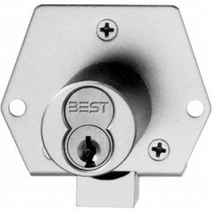 Best - Cabinet Components & Accessories Type: Cabinet Lock For Use With: All Cabinets - Exact Tool & Supply