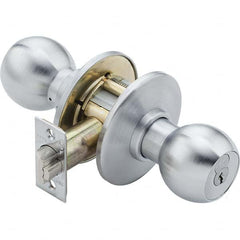 Best - Knob Locksets Type: Communicating Door Thickness: 1 3/8 - 2 - Exact Tool & Supply