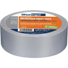 Shurtape - SF 682 ShurFLEX Non-Printed Metalized Cloth Duct Tape - Exact Tool & Supply