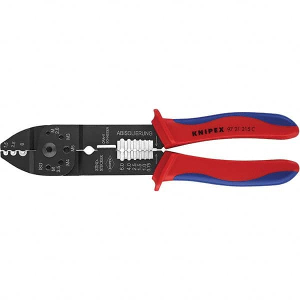 Knipex - Crimpers Type: Crimping Pliers Capacity: M2.6; M3; M3.5; M4; M5 - Exact Tool & Supply