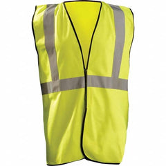 OccuNomix - Size 2X/3XL Hi-Vis Yellow Solid General Purpose High Visibility Vest - Exact Tool & Supply