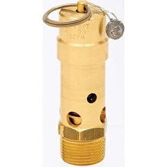 Control Devices - 3/4" Inlet, ASME Safety Valve - Exact Tool & Supply