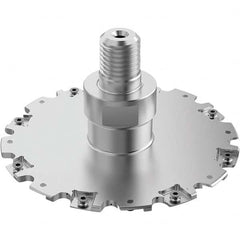 Seco - Combimaster Connection, 5mm Cutting Width, 45.1mm Depth of Cut, 125mm Cutter Diam, 16 Tooth Indexable Slotting Cutter - Exact Tool & Supply