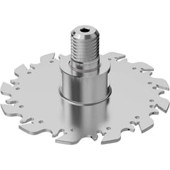 Seco - Combimaster Connection, 3.1mm Cutting Width, 43.1mm Depth of Cut, 125mm Cutter Diam, 13 Tooth Indexable Slotting Cutter - Exact Tool & Supply