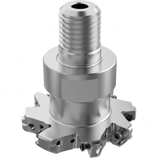 Seco - Combimaster Connection, 10mm Cutting Width, 15.1mm Depth of Cut, 63mm Cutter Diam, 8 Tooth Indexable Slotting Cutter - Exact Tool & Supply