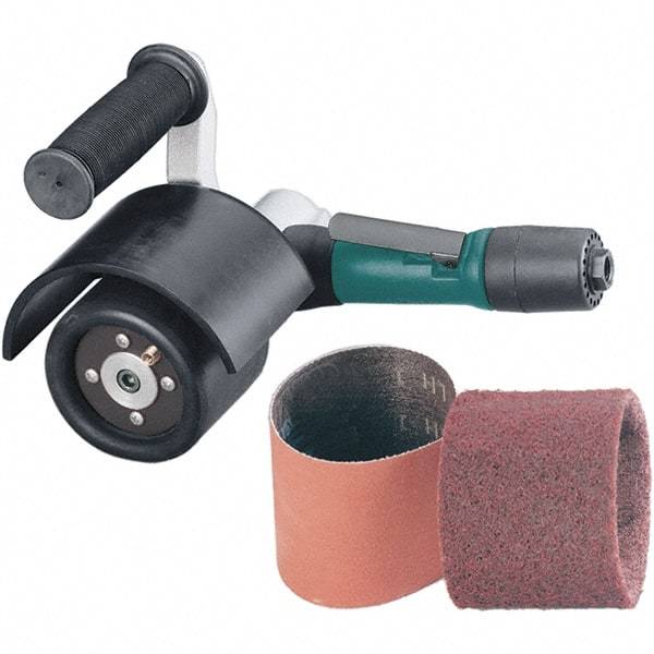 Dynabrade - 0.4 hp, 3,200 RPM Finishing Sander - 21 CFM Air Consumption, 6.21 bar Air Pressure, 1/4 NPT Inlet - Exact Tool & Supply