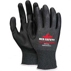 MCR Safety - Size M, ANSI Cut Lvl 2, ANSI Puncture Lvl 2, ANSI Abrasion Lvl 3, Foam Nitrile Coated Cut & Puncture Resistant Gloves - Exact Tool & Supply