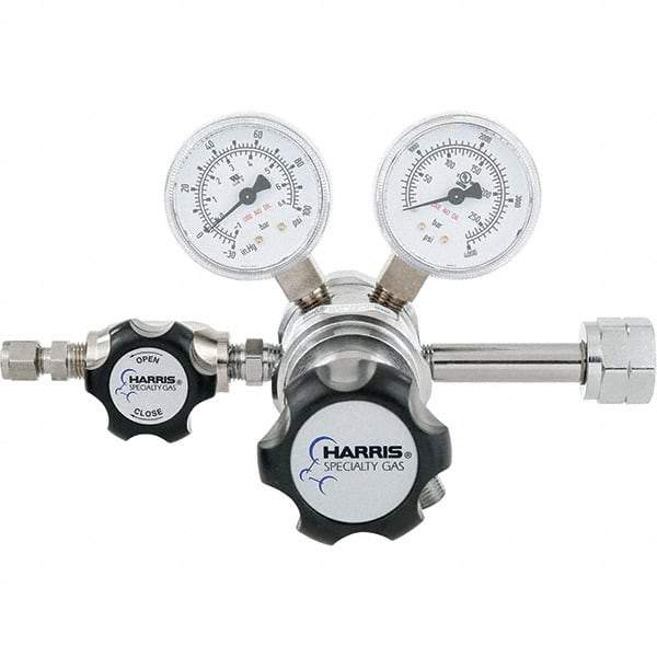 Harris Products - Welding Regulators   Gas Type: Hydrogen/Methane    CGA Inlet Connection: 350 - Exact Tool & Supply