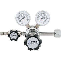 Harris Products - Welding Regulators   Gas Type: Hydrogen/Methane    CGA Inlet Connection: 350 - Exact Tool & Supply
