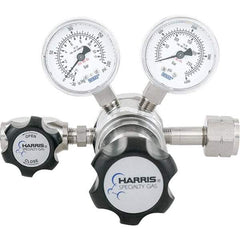 Harris Products - Welding Regulators   Gas Type: Hydrogen/Methane    CGA Inlet Connection: 350 - Exact Tool & Supply