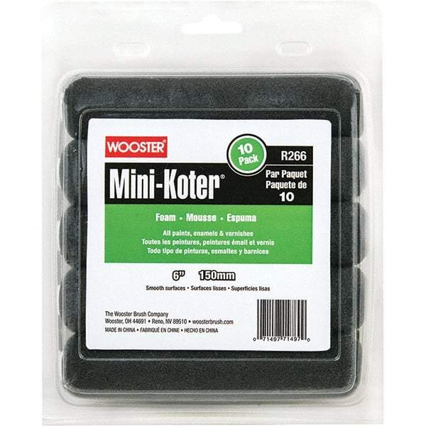 Wooster Brush - Paint Roller Covers   Type: Mini Roller    Nap Size (Inch): 0 - Exact Tool & Supply