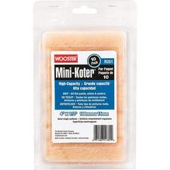 Wooster Brush - Paint Roller Covers   Type: Mini Roller    Nap Size (Inch): 1/2 - Exact Tool & Supply