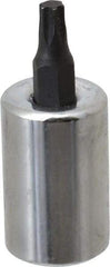 Proto - 3/8" Drive, T25 Torx Bit Socket - 1-23/32" OAL, 5/8" Bit Length - Exact Tool & Supply