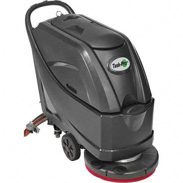 Nilfisk - 20" Cleaning Width, Battery Powered Floor Scrubber - 150 RPM, 47" Water Lift, 16 Gal Tank Capacity - Exact Tool & Supply